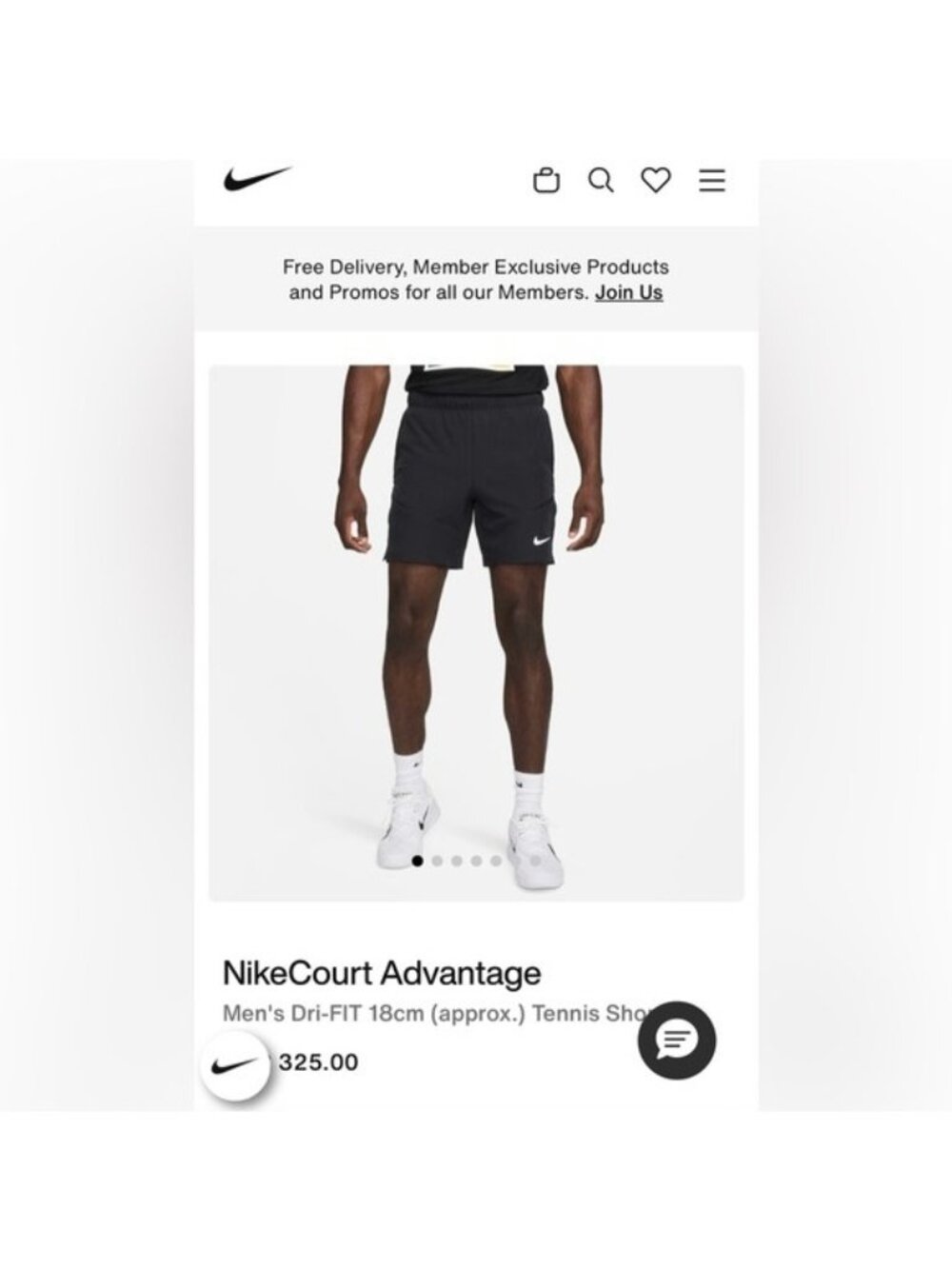 Nike Men's Black Dri-FIT Training Shorts